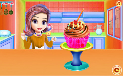 اسکرین شات بازی آشپزی پخت کاپ کیک 6