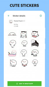 اسکرین شات برنامه Pentol Animated Stickers 5