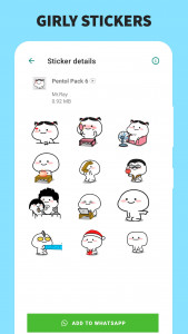 اسکرین شات برنامه Pentol Animated Stickers 6