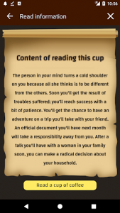 اسکرین شات برنامه Coffee Cup Readings 6