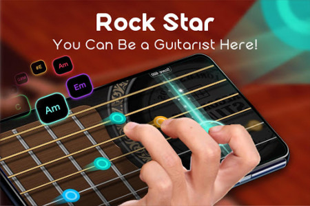 اسکرین شات بازی Real Guitar - Free Chords, Tabs & Music Tiles Game 1
