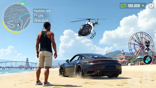 اسکرین شات 3 بازی Car Driving Traffic Simulator