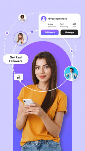 اسکرین شات 2 برنامه Real Followers & Likes via Tag