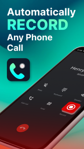 اسکرین شات برنامه Auto Call recorder App 1