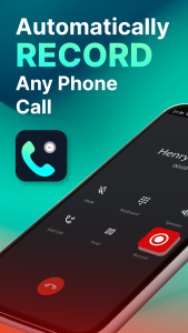 اسکرین شات 1 برنامه Auto Call recorder App