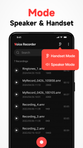 اسکرین شات برنامه Voice Recorder & Voice Memos 4