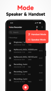 اسکرین شات 4 برنامه Voice Recorder & Voice Memos