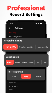 اسکرین شات 3 برنامه Voice Recorder & Voice Memos