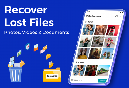 اسکرین شات برنامه Photo Recovery - Data Recovery 1