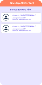 اسکرین شات 5 برنامه Restore Deleted Contacts