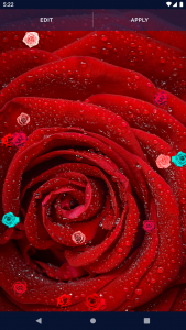 اسکرین شات برنامه Red Rose 4K Live Wallpaper 6