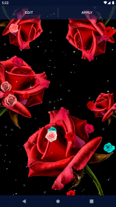 اسکرین شات برنامه Red Rose 4K Live Wallpaper 7