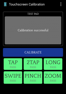 اسکرین شات برنامه Touchscreen Calibration 6