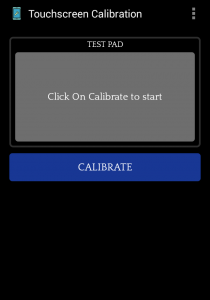 اسکرین شات 1 برنامه Touchscreen Calibration
