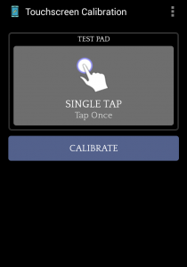 اسکرین شات برنامه Touchscreen Calibration 2