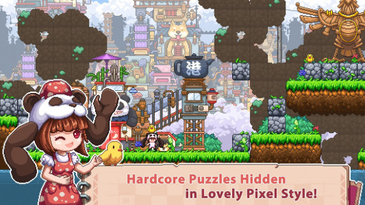 اسکرین شات بازی Rehtona - Super Jump Pixel Puzzle Game 2