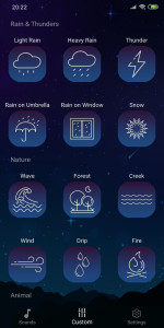 اسکرین شات 7 برنامه Sleep Sounds - relaxing sounds