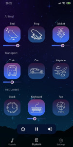 اسکرین شات 8 برنامه Sleep Sounds - relaxing sounds