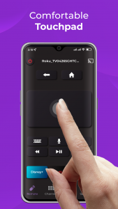 اسکرین شات 4 برنامه Remote Control for RokuTV