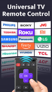 اسکرین شات 1 برنامه Remote Control for TV - All TV