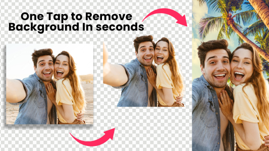 اسکرین شات 1 برنامه Background Eraser : Remove BG
