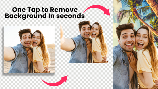 اسکرین شات 1 برنامه Background Eraser : Remove BG