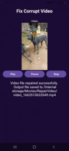 اسکرین شات 4 برنامه Repair Video & Fix corrupt mp4
