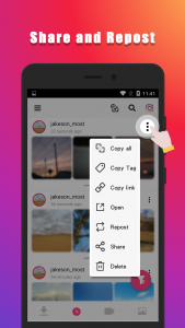 اسکرین شات برنامه Video Downloader for Instagram 4