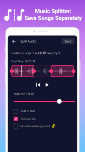 اسکرین شات برنامه AudioApp MP3 Cutter, Ringtone Maker, Voice Changer 6