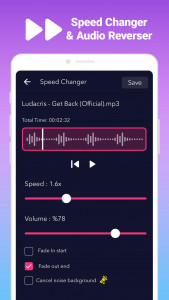 اسکرین شات برنامه AudioApp MP3 Cutter, Ringtone Maker, Voice Changer 8