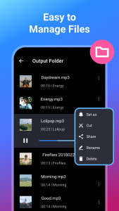 اسکرین شات 8 برنامه MP3 Cutter and Ringtone Maker