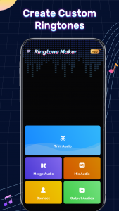 اسکرین شات برنامه Ringtone Maker: Music Cutter 1