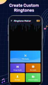 اسکرین شات 1 برنامه Ringtone Maker: Music Cutter