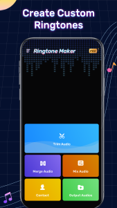 اسکرین شات 1 برنامه Ringtone Maker: Music Cutter