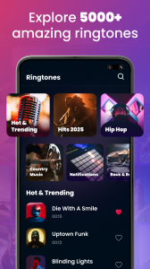 اسکرین شات برنامه Ringtones for Android Phone 2