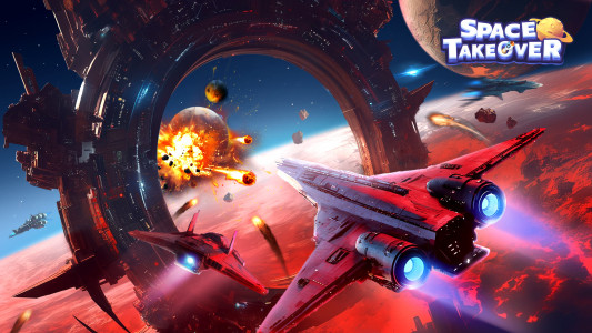 اسکرین شات 1 بازی Space Takeover: Over Galaxy