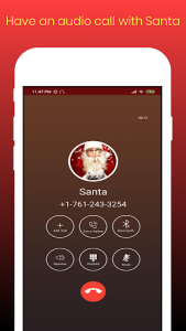 اسکرین شات برنامه Video call and Chat from Santa Clause Simulation 2