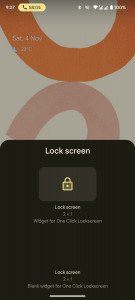 اسکرین شات برنامه One Click Lock Screen 3