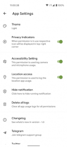 اسکرین شات برنامه Privacy Dashboard 5