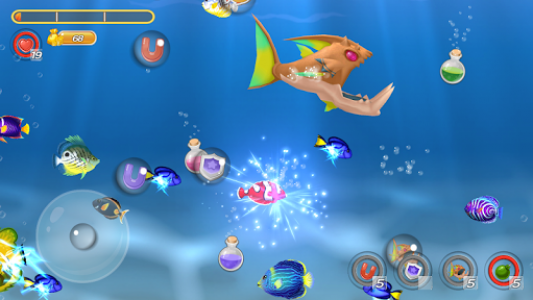 اسکرین شات بازی Hungry Fish 3D 7