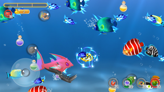 اسکرین شات بازی Hungry Fish 3D 3