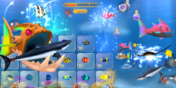 اسکرین شات بازی Hungry Fish 3D 1