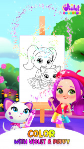 اسکرین شات بازی Violet Coloring Book 1