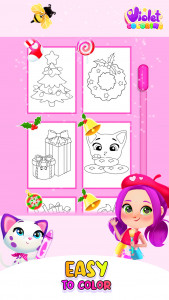 اسکرین شات بازی Violet Coloring Book 2