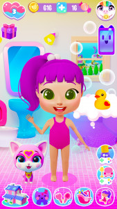 اسکرین شات برنامه Girl Games: Pet Care & Dressup 4