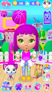 اسکرین شات برنامه Girl Games: Pet Care & Dressup 5