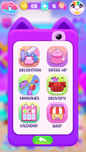 اسکرین شات 8 برنامه Girl Games: Pet Care & Dressup