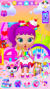 اسکرین شات برنامه Girl Games: Pet Care & Dressup 6