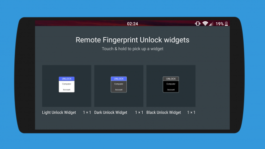 اسکرین شات برنامه Remote Fingerprint Unlock 5