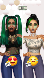 اسکرین شات 3 بازی Emoji Makeup Game